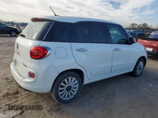 2014 FIAT 500L Easy with VIN ZFBCFABH4EZ023842, listed as a Copart auction lot 42232865 with 122,287 mi miles and Clean Title. Bid and sale history available at carsss.com. Image 3.