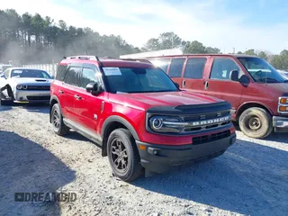 2021 Ford Bronco Sport Big Bend z VIN 3FMCR9B67MRA98566, wystawiony jako IAAI lot #38166064 z przebiegiem Nie podano mil oraz . Historia ofert i sprzedaży dostępna na DreamBid. Obrazek 1.
