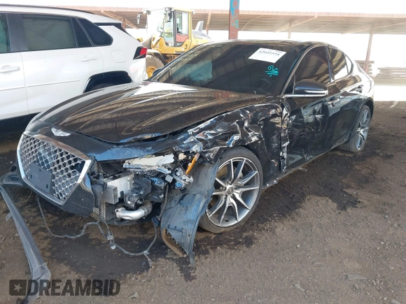2019 Genesis G70 Advanced with VIN KMTG44LA7KU026266, listed as a IAAI auction lot 42045554 with 82,248 mi miles and . Bid and sale history available at DreamBid. Image 17.