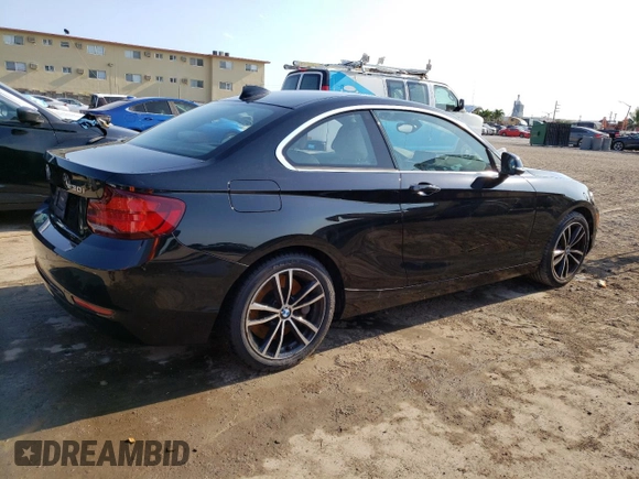 2021 BMW 2 Series 230i with VIN WBA2J1C02M7J09335, listed as a Copart auction lot 50540813 with 32,108 mi miles. Bid and sale history available at carsss.com. Image 3.