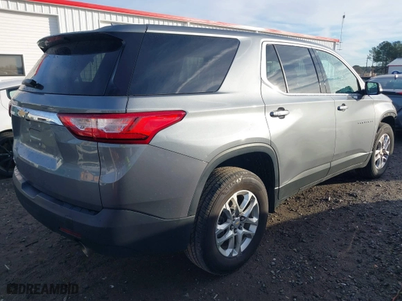 2021 Chevrolet Traverse LS with VIN 1GNEVFKW2MJ115346, listed as a IAAI auction lot 41216633 with 65,061 mi miles. Bid and sale history available at carsss.com. Image 4.