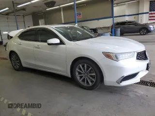 2018 Acura TLX Technology with VIN 19UUB1F54JA004540, listed as a Copart auction lot 54338065 with 57,321 mi miles and Salvage Title. Bid and sale history available at carsss.com. Image 4.