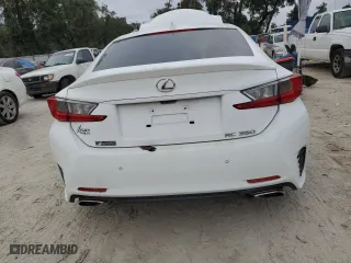 2015 Lexus RC 350 with VIN JTHHE5BC8F5005112, listed as a Copart auction lot 80900024 with 0 mi miles and Salvage Title. Bid and sale history available at carsss.com. Image 10.