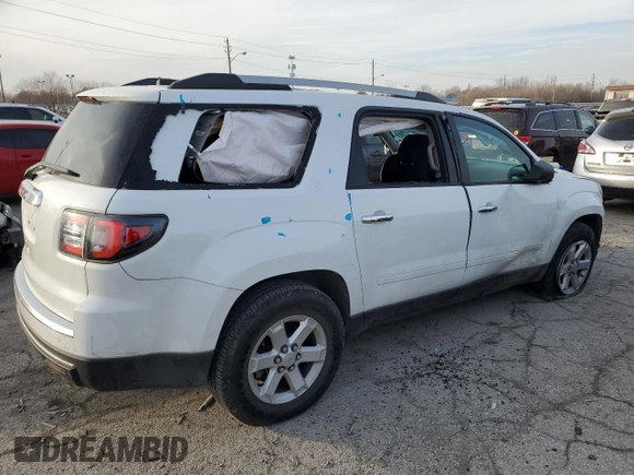 2016 GMC Acadia SLE with VIN 1GKKRPKD7GJ285053, listed as a Copart auction lot 84736704 with Not Provided miles and Salvage Title. Bid and sale history available at carsss.com. Image 3.