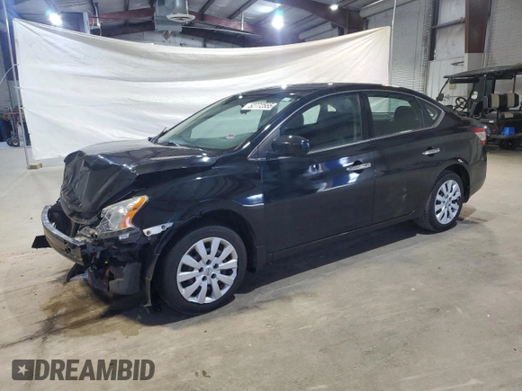 2015 Nissan Sentra SV with VIN 3N1AB7AP8FL658425, listed as a Copart auction lot 52772555 with 115,561 mi miles and Clean Title. Bid and sale history available at carsss.com. Image 1.