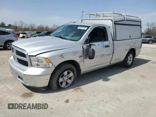 2019 Ram 1500 Classic Tradesman with VIN 3C6JR6DT8KG510586, listed as a Copart auction lot 48073135 with 106,026 mi miles and Salvage Title. Bid and sale history available at carsss.com. Image 1.