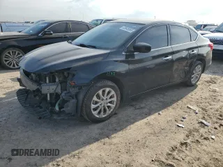 2019 Nissan Sentra S z VIN 3N1AB7AP6KY365331, wystawiony jako Copart lot #43645595 z przebiegiem 79 781 mil mil oraz Szkoda całkowita • Salvage title. Historia ofert i sprzedaży dostępna na DreamBid. Obrazek 1.