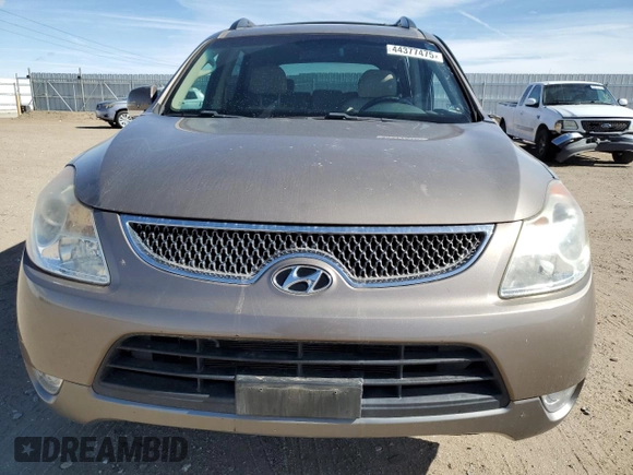 2011 Hyundai Veracruz GLS with VIN KM8NU4CC5BU150846, listed as a Copart auction lot 44377475 with 70,823 mi miles and Salvage title. Bid and sale history available at DreamBid. Image 5.