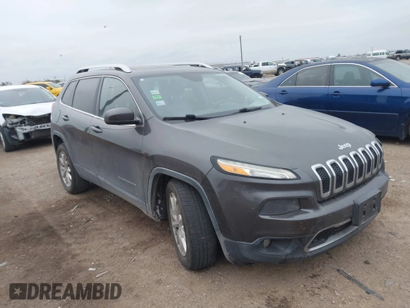 2014 Jeep Cherokee Limited with VIN 1C4PJLDS9EW301718, listed as a IAAI auction lot 41615778 with 114,022 mi miles and . Bid and sale history available at DreamBid. Image 1.