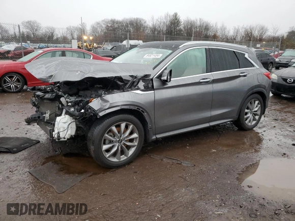 2021 Infiniti QX50 SENSORY with VIN 3PCAJ5CBXMF102456, listed as a Copart auction lot 84821454 with 36,206 mi miles and Salvage Title. Bid and sale history available at carsss.com. Image 1.