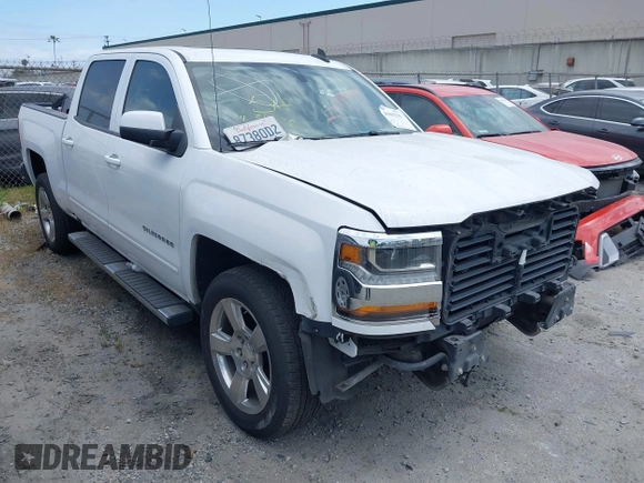 2017 Chevrolet Silverado 1500 LT with VIN 3GCPCRECXHG344049, listed as a IAAI auction lot 41803518 with 205,643 mi miles. Bid and sale history available at carsss.com. Image 1.