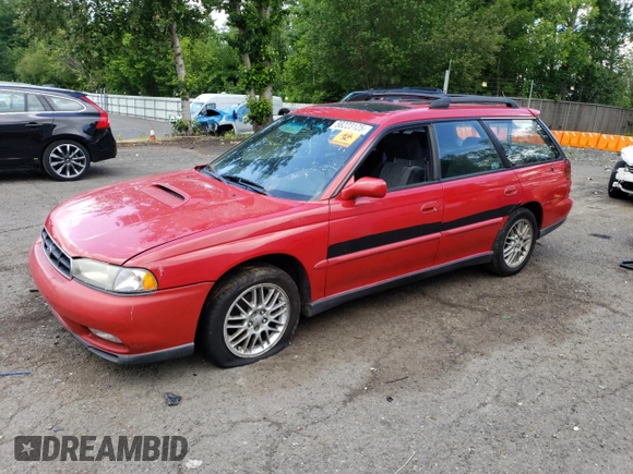 1998 Subaru Legacy GT with VIN 4S3BK6750W7320376, listed as a Copart auction lot 58223125 with 127,481 mi miles and Salvage title. Bid and sale history available at DreamBid. Image 1.