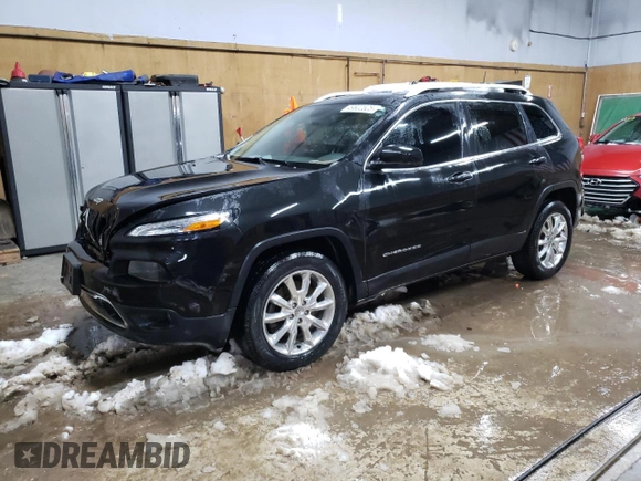 2016 Jeep Cherokee Limited with VIN 1C4PJMDB0GW339721, listed as a Copart auction lot 49602525 with 164,758 mi miles and Clean Title. Bid and sale history available at carsss.com. Image 1.