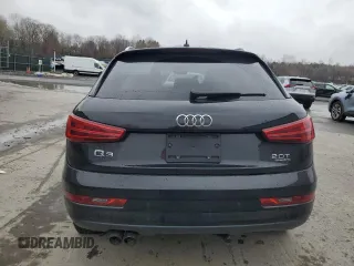 2018 Audi Q3 Premium with VIN WA1ECCFS4JR008911, listed as a Copart auction lot 51858065 with 102,091 mi miles and Salvage title. Bid and sale history available at DreamBid. Image 6.