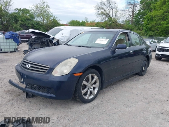 2006 Infiniti G35 with VIN JNKCV51F86M617631, listed as a IAAI auction lot 42204725 with Not Provided miles and . Bid and sale history available at DreamBid. Image 2.