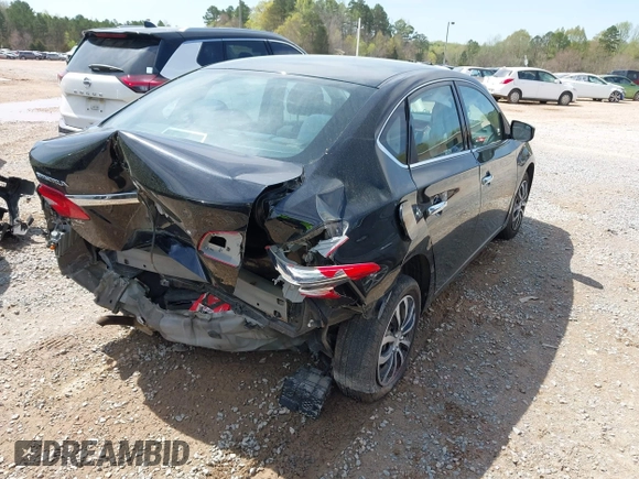 2019 Nissan Sentra S with VIN 3N1AB7AP1KY360683, listed as a IAAI auction lot 41876053 with 91,016 mi miles. Bid and sale history available at carsss.com. Image 4.