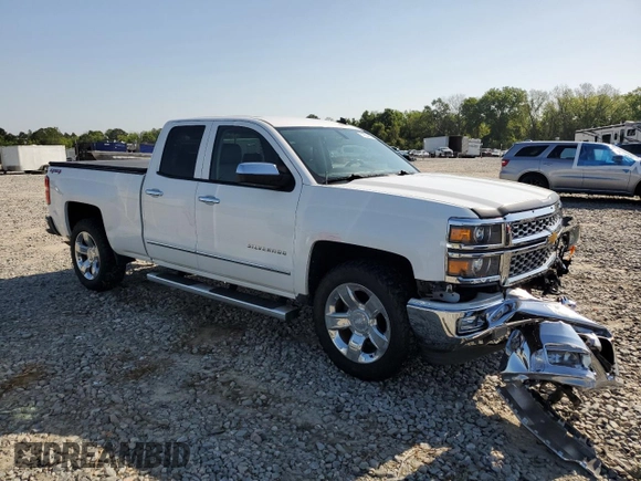 2014 Chevrolet Silverado 1500 LTZ with VIN 1GCVKSEC9EZ227270, listed as a Copart auction lot 51904465 with 95,535 mi miles and Salvage Title. Bid and sale history available at DreamBid. Image 4.