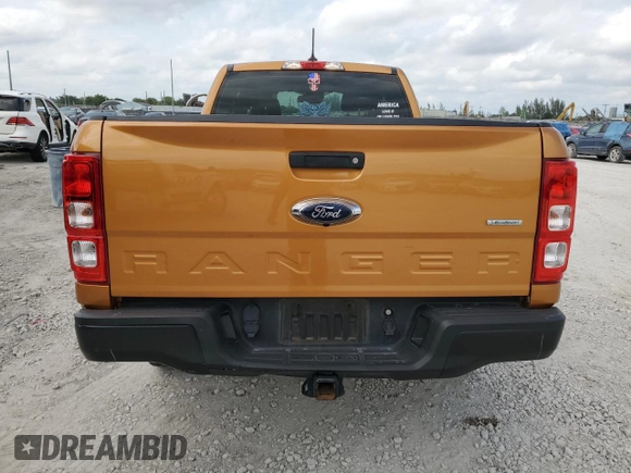 2019 Ford Ranger XL with VIN 1FTER1EH5KLA53553, listed as a Copart auction lot 54500454 with 63,308 mi miles and Salvage Title. Bid and sale history available at carsss.com. Image 6.