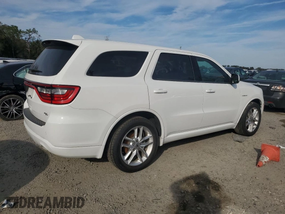2022 Dodge Durango R/T Plus with VIN 1C4SDJCT0NC225758, listed as a Copart auction lot 42975695 with Not provided miles and Non repairable. Bid and sale history available at DreamBid. Image 3.