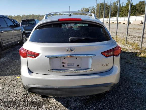 2010 Infiniti FX35 with VIN JN8AS1MU8AM800058, listed as a Copart auction lot 73958364 with 239,185 mi miles and Salvage Title. Bid and sale history available at carsss.com. Image 6.