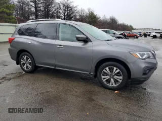 2017 Nissan Pathfinder S with VIN 5N1DR2MM6HC696417, listed as a Copart auction lot 83398794 with 78,746 mi miles and Non Repairable. Bid and sale history available at carsss.com. Image 4.