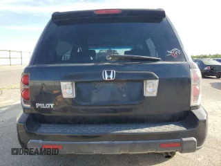 2006 Honda Pilot EX-L with VIN 5FNYF285X6B050069, listed as a Copart auction lot 53162495 with 274,271 mi miles and Salvage Title. Bid and sale history available at DreamBid. Image 6.