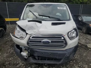 2018 Ford Transit Van with VIN 1FTYR1YM4JKA53750, listed as a Copart auction lot 74674554 with 0 mi miles and Salvage Title. Bid and sale history available at carsss.com. Image 5.