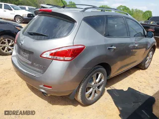2012 Nissan Murano LE with VIN JN8AZ1MU9CW100665, listed as a IAAI auction lot 41985388 with 172,254 mi miles. Bid and sale history available at carsss.com. Image 4.