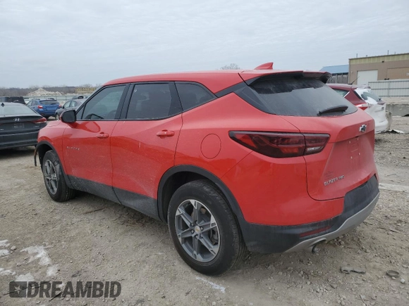 2023 Chevrolet Blazer LT with VIN 3GNKBHR42PS227899, listed as a Copart auction lot 45288295 with 30,408 mi miles and Salvage title. Bid and sale history available at DreamBid. Image 2.