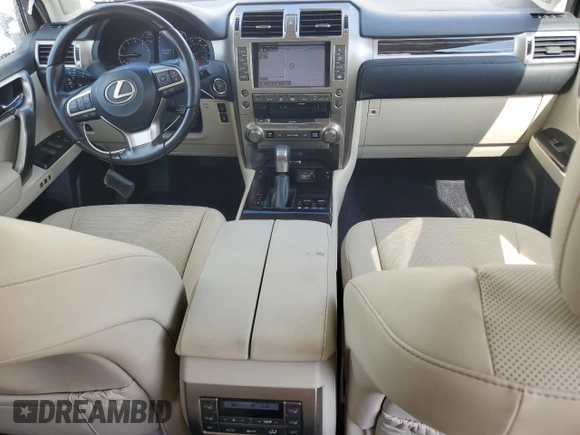 2021 Lexus GX 460 Premium with VIN JTJAM7BX9M5304123, listed as a Copart auction lot 57970025 with 56,539 mi miles and Salvage title. Bid and sale history available at DreamBid. Image 8.
