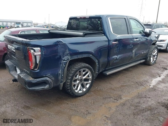 2020 GMC Sierra 1500 Denali with VIN 1GTU9FEL2LZ162726, listed as a IAAI auction lot 41442855 with 142,272 mi miles. Bid and sale history available at carsss.com. Image 4.
