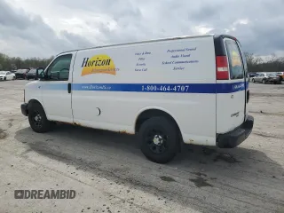 2012 Chevrolet Express Cargo z VIN 1GCSGAFX2C1141147, wystawiony jako Copart lot #54799115 z przebiegiem 286 137 mil mil oraz Czysty tytuł • Clean title. Historia ofert i sprzedaży dostępna na DreamBid. Obrazek 2.