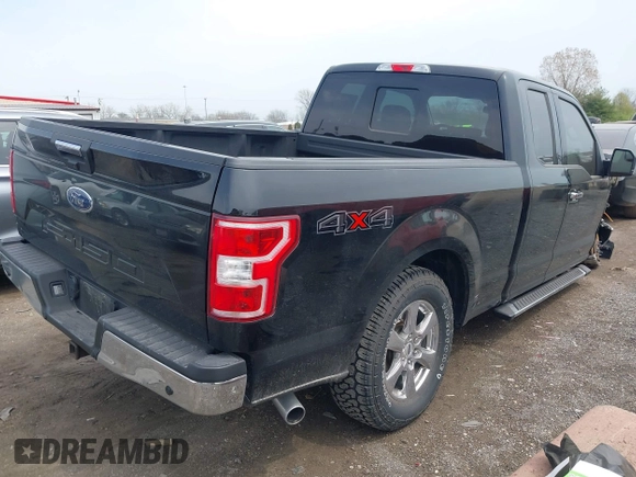 2018 Ford F-150 XL with VIN 1FTFX1E51JFB73329, listed as a IAAI auction lot 42008498 with 42,274 mi miles. Bid and sale history available at carsss.com. Image 4.