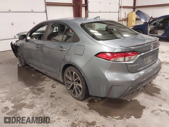 2020 Toyota Corolla SE with VIN 5YFS4RCE3LP031312, listed as a IAAI auction lot 41206674 with 117,567 mi miles. Bid and sale history available at carsss.com. Image 3.
