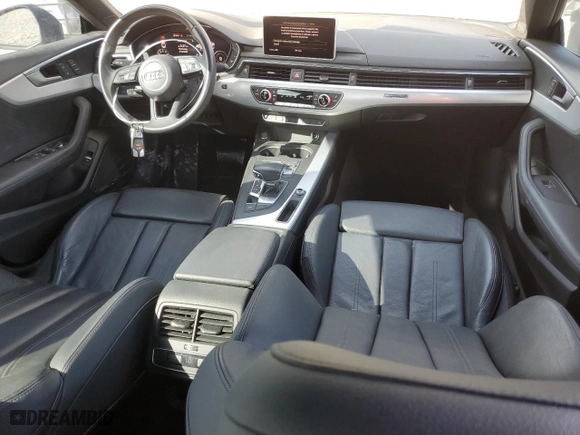 2018 Audi A5 Sportback Prestige with VIN WAUFNCF5XJA007269, listed as a Copart auction lot 44443225 with NaN miles and Salvage Title. Bid and sale history available at carsss.com. Image 8.
