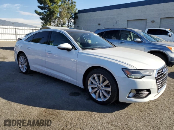 2019 Audi A6 Premium with VIN WAUD8AF22KN130874, listed as a Copart auction lot 84563384 with 63,327 mi miles and Salvage Title. Bid and sale history available at carsss.com. Image 4.