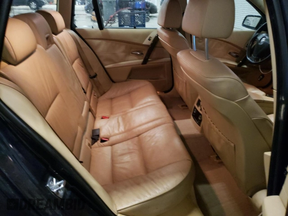 2006 BMW 5 Series 530xi with VIN WBANN73516CN03435, listed as a Copart auction lot 88636495 with 163,780 mi miles and Salvage Title. Bid and sale history available at carsss.com. Image 11.