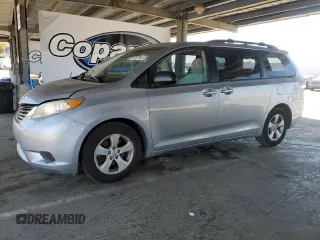 2011 Toyota Sienna LE AAS with VIN 5TDKK3DC4BS129898, listed as a Copart auction lot 63497645 with 133,707 mi miles and Salvage title. Bid and sale history available at DreamBid. Image 1.