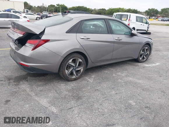 2023 Hyundai Elantra SEL with VIN KMHLS4AG5PU551582, listed as a IAAI auction lot 41286733 with 73,109 mi miles and . Bid and sale history available at DreamBid. Image 4.