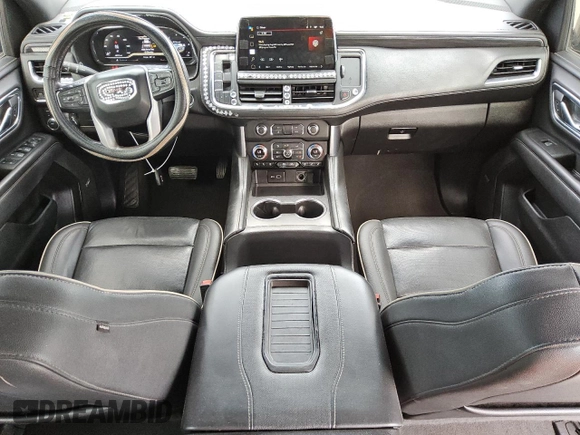 2022 GMC Yukon XL SLT z VIN 1GKS2GKD4NR141964, wystawiony jako Copart lot #57157795 z przebiegiem 48 131 mil mil oraz Czysty tytuł • Clean title. Historia ofert i sprzedaży dostępna na DreamBid. Obrazek 8.