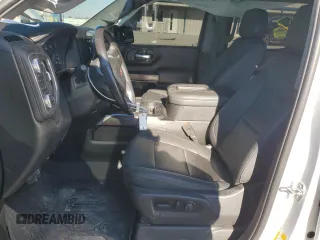2021 GMC Sierra 1500 Limited SLT with VIN 1GTU9DET1MZ192192, listed as a Copart auction lot 83415564 with 80,323 mi miles and Salvage Title. Bid and sale history available at carsss.com. Image 7.