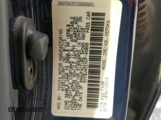 2013 Toyota Corolla L with VIN 5YFBU4EEXDP146068, listed as a Copart auction lot 51893705 with 277,535 mi miles and Salvage Title. Bid and sale history available at DreamBid. Image 14.