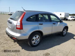 2008 Honda CR-V LX with VIN JHLRE38328C041798, listed as a Copart auction lot 52615505 with 182,350 mi miles and Salvage Title. Bid and sale history available at carsss.com. Image 3.