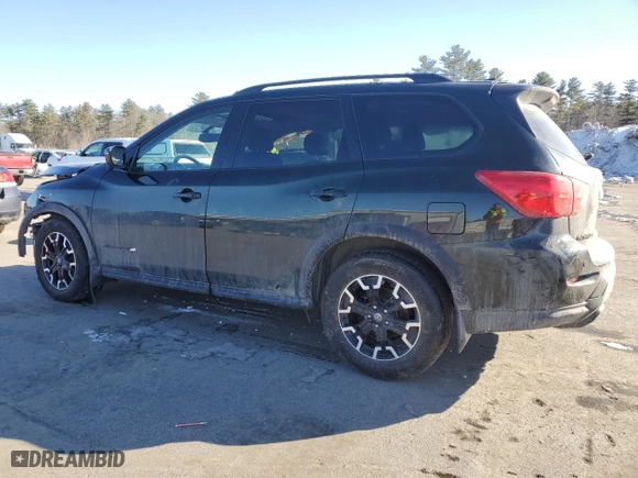 2019 Nissan Pathfinder SV with VIN 5N1DR2MMXKC648815, listed as a Copart auction lot 47436055 with 0 mi miles and Salvage Title. Bid and sale history available at carsss.com. Image 2.