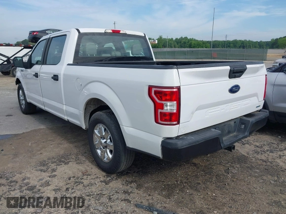 2018 Ford F-150 XL with VIN 1FTEW1CP4JKF37043, listed as a IAAI auction lot 42109358 with 72,990 mi miles. Bid and sale history available at carsss.com. Image 3.