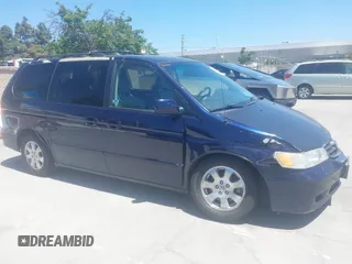 2003 Honda Odyssey EX-L z VIN 5FNRL189X3B151554, wystawiony jako IAAI lot #42297496 z przebiegiem 172 719 mil mil oraz . Historia ofert i sprzedaży dostępna na DreamBid. Obrazek 3.