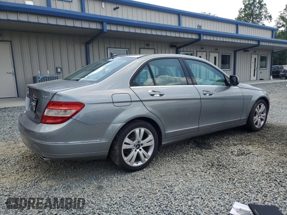 2009 Mercedes-Benz C 300 Sport with VIN WDDGF81X29F226449, listed as a Copart auction lot 62233485 with Not provided miles and Clean title. Bid and sale history available at DreamBid. Image 3.