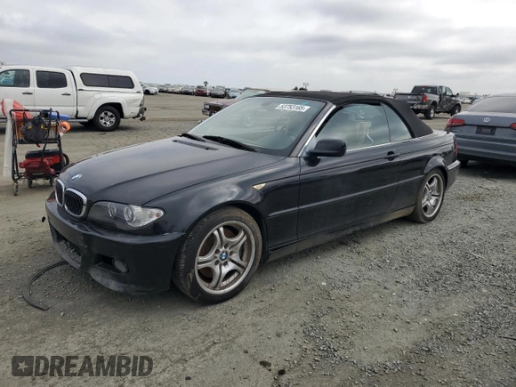 2006 BMW 3 Series 330Ci with VIN WBABW53466PL54752, listed as a Copart auction lot 53753165 with 175,027 mi miles and Clean Title. Bid and sale history available at carsss.com. Image 1.