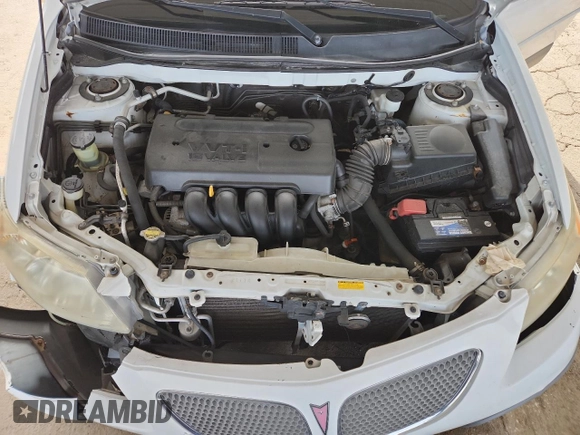 2007 Pontiac Vibe with VIN 5Y2SL65877Z430535, listed as a Copart auction lot 60508955 with 91,000 mi miles and Salvage title. Bid and sale history available at DreamBid. Image 11.