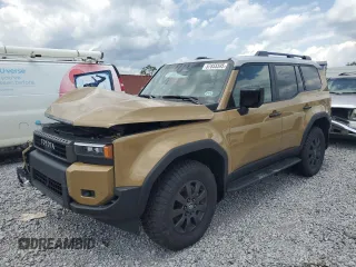 2025 Toyota Land Cruiser 1958 Edition z VIN JTEABFAJ2SK030516, wystawiony jako Copart lot #57855595 z przebiegiem Nie podano mil oraz Szkoda całkowita • Salvage title. Historia ofert i sprzedaży dostępna na DreamBid. Obrazek 1.